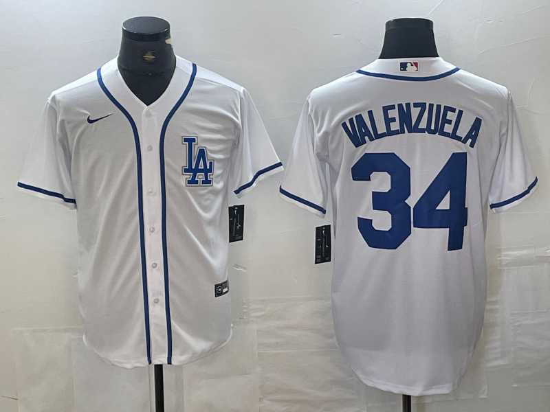 Men's Los Angeles Dodgers #34 Toro Valenzuela White Cool Base Stitched Baseball Jersey,We sell and wholesale Men's Los Angeles Dodgers #34 Toro Valenzuela White Cool Base Stitched Baseball Jersey on line form chian!